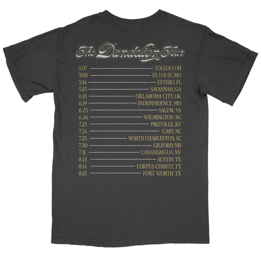 Black Dandelion Tour Tee - Image 2