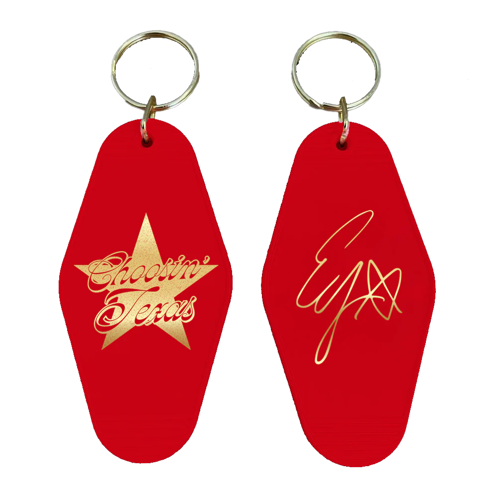 Choosin' Texas Motel Room Keychain