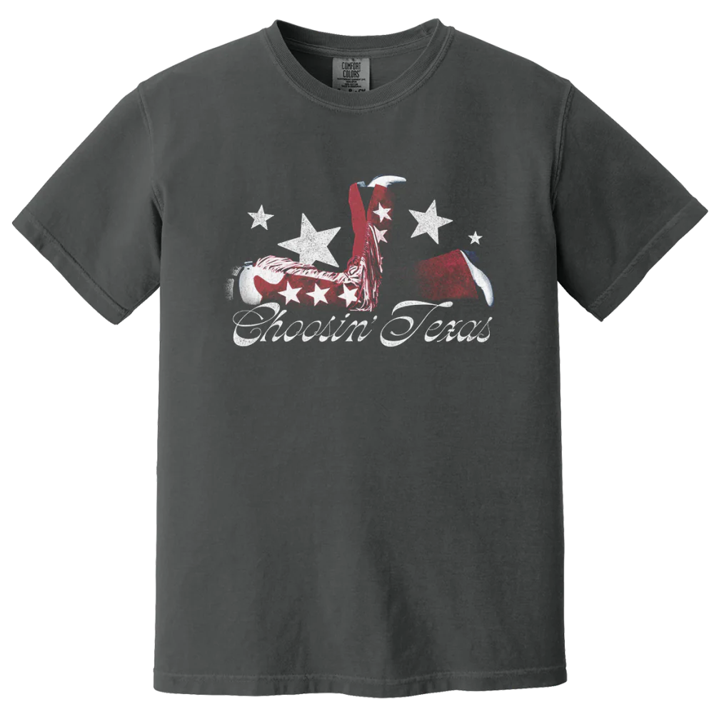 Graphite Choosin' Texas Stars Tee