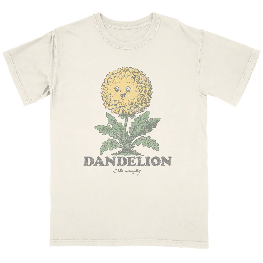 Ivory Groovy Dandelion Tee